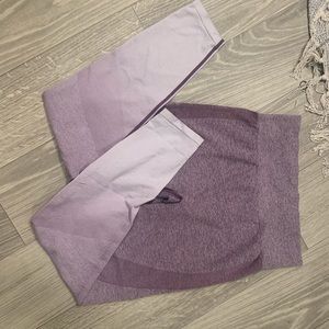 Purple ombré Victoria’s Secret seamless leggings